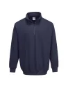 SUDADERA SORRENTO CON CREMALLERA EN EL CUELLO PORTWEST B309
