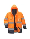 CHAQUETA LITE 3 EN 1, DE ALTA VISIBILIDAD PORTWEST S162