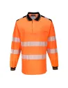 POLO DE ALTA VISIBILIDAD DE MANGA LARGA PW3 PORTWEST T184