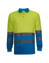 POLO PIQUÉ MANGA LARGA COMBINADO AV WR302 WORKO