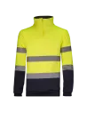 SUDADERA MEDIA CREMALLERA COMBINADA AV WR851 WORKO