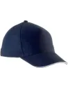 GORRA KIDS' CAP WITH CONTRASTING SANDWICH PEAK 5 PANELS KUP KP148