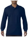 POLO PREMIUM COTTON ADULT LONG SLEEVE DOUBLE PIQUÉ POLO GILDAN GD85900