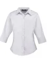CAMISA BLUSA POPELÍN MANGA 3/4 PREMIER PR305