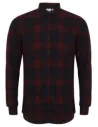 CAMISA MEN'S RUSHED CHECK CASUAL SHIRT SKINNI FIT SF560