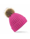 GORRO FUR POM POM CHUNKY BEANIE BEECHFIELD BF412