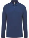 POLO MEN'S LONG-SLEEVED PIQUÉ POLO SHIRT KARIBAN K256