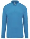 POLO MEN'S LONG-SLEEVED PIQUÉ POLO SHIRT KARIBAN K256