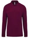 POLO MEN'S LONG-SLEEVED PIQUÉ POLO SHIRT KARIBAN K256