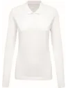 POLO LADIES’ LONG-SLEEVED PIQUÉ POLO SHIRT KARIBAN K257
