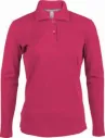 POLO LADIES’ LONG-SLEEVED PIQUÉ POLO SHIRT KARIBAN K257