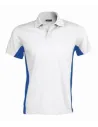 POLO FLAG SHORT-SLEEVED TWO-TONE POLO SHIRT KARIBAN K232