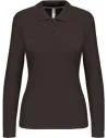POLO LADIES' LONG-SLEEVED POLO SHIRT KARIBAN K244