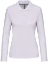 POLO LADIES' LONG-SLEEVED POLO SHIRT KARIBAN K244