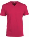 CAMISETA MEN'S SHORT-SLEEVED V-NECK T-SHIRT KARIBAN K357