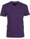CAMISETA MEN'S SHORT-SLEEVED V-NECK T-SHIRT KARIBAN K357