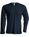CAMISETA MEN'S LONG-SLEEVED V-NECK T-SHIRT KARIBAN K358