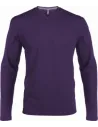 CAMISETA MEN'S LONG-SLEEVED V-NECK T-SHIRT KARIBAN K358