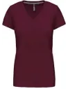 CAMISETA LADIES' SHORT-SLEEVED V-NECK T-SHIRT KARIBAN K381