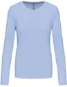 CAMISETA LADIES' LONG-SLEEVED CREW NECK T-SHIRT KARIBAN K383