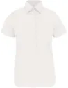 CAMISA LADIES' SHORT-SLEEVED COTTON/ELASTANE SHIRT KARIBAN K532