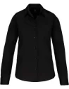 CAMISA LADIES' LONG-SLEEVED COTTON POPLIN SHIRT KARIBAN K542