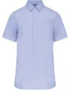 CAMISA MEN'S SHORT-SLEEVED COTTON POPLIN SHIRT KARIBAN K543