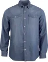 CAMISA MEN'S LONG-SLEEVED DENIM SHIRT KARIBAN K519