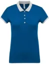 POLO LADIES’ TWO-TONE PIQUÉ POLO SHIRT KARIBAN K259