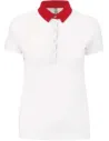 POLO LADIES’ TWO-TONE JERSEY POLO SHIRT KARIBAN K261