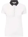 POLO LADIES’ TWO-TONE JERSEY POLO SHIRT KARIBAN K261