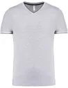CAMISETA MEN'S PIQUÉ KNIT V-NECK T-SHIRT KARIBAN K374
