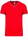 CAMISETA MEN'S PIQUÉ KNIT V-NECK T-SHIRT KARIBAN K374