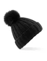 GORRO VERBIER FUR POM POM CHUNKY BEANIE BEECHFIELD BF413