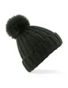 GORRO VERBIER FUR POM POM CHUNKY BEANIE BEECHFIELD BF413