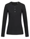 CAMISETA SHARON HENLEY LONG SLEEVE FOR WOMEN STEDMAN ST9580