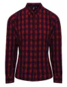 CAMISA MULLIGAN CHECK LADIES COTTON LONG SLEEVE SHIRT PREMIER PR350