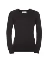 JERSEY LADIES CREW NECK KNITTED PULLOVER RUSSELL R717F0