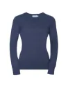 JERSEY LADIES CREW NECK KNITTED PULLOVER RUSSELL R717F0