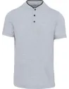 POLO MEN'S SHORT SLEEVE POLO SHIRT WITH MANDARIN COLLAR KARIBAN K223
