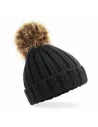 GORRO INFANT FUR POM POM CHUNKY BEANIE BEECHFIELD BF412A