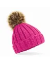 GORRO INFANT FUR POM POM CHUNKY BEANIE BEECHFIELD BF412A