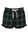 SHORTS WOMEN'S TARTAN FRILL SHORTS SKINNI FIT SK082