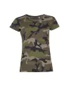 CAMISETA MANGA CORTA CAMO WOMEN SOL´S 1187
