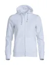 SUDADERA CON CAPUCHA BASIC HOODY FULL ZIP LADIES CLIQUE 021035