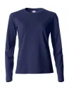 CAMISETA BASIC-T L/S LADIES CLIQUE 029034