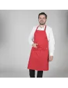 DELANTAL PETO Y BOLSILLO SARGA POLIÉSTER 90X75 CM GARYS 116100