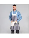 DELANTAL CON PETO LONETA RAYAS 76X68 CM GARYS 157300