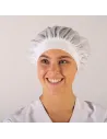GORRO CON CANALÉ BLANCO (Paq. 6 un.) GARYS 446100