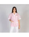 BLUSA SANITARIO UNISEX PICO ABIERTO VICHY COMBINADA GARYS 652000